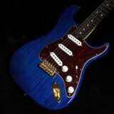Fender / ISHIBASHI FSR MIJ Traditional 60s Stratocaster Ash Body w/57-62 Pickups Blue Transparent SN JD25015394 Ź