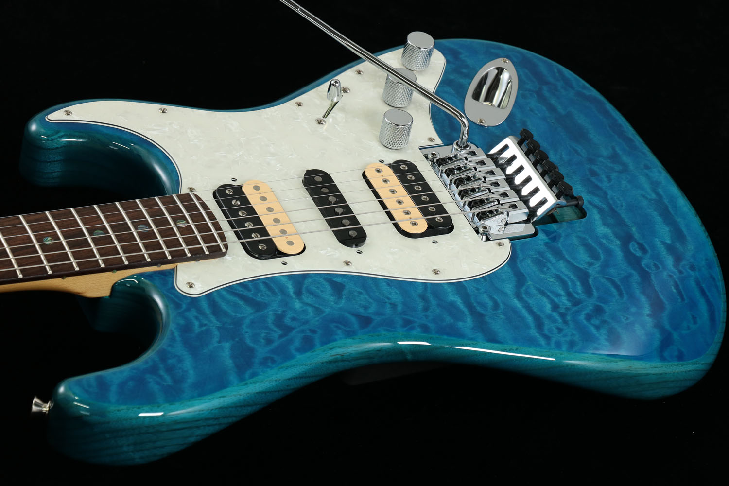 状態綺麗✨春畑道哉 ギター フェンダー Caribbean Blue Trans Fender / Michiya Haruhata Stratocaster Caribbean Blue Trans