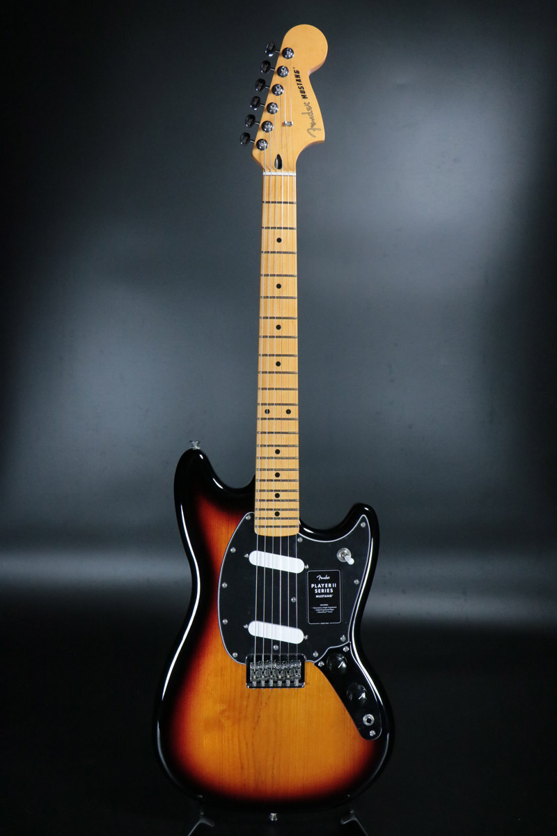 ファイアームスタング Fender Mexico / Player II Mustang 3-Color Sunburst Maple 【S