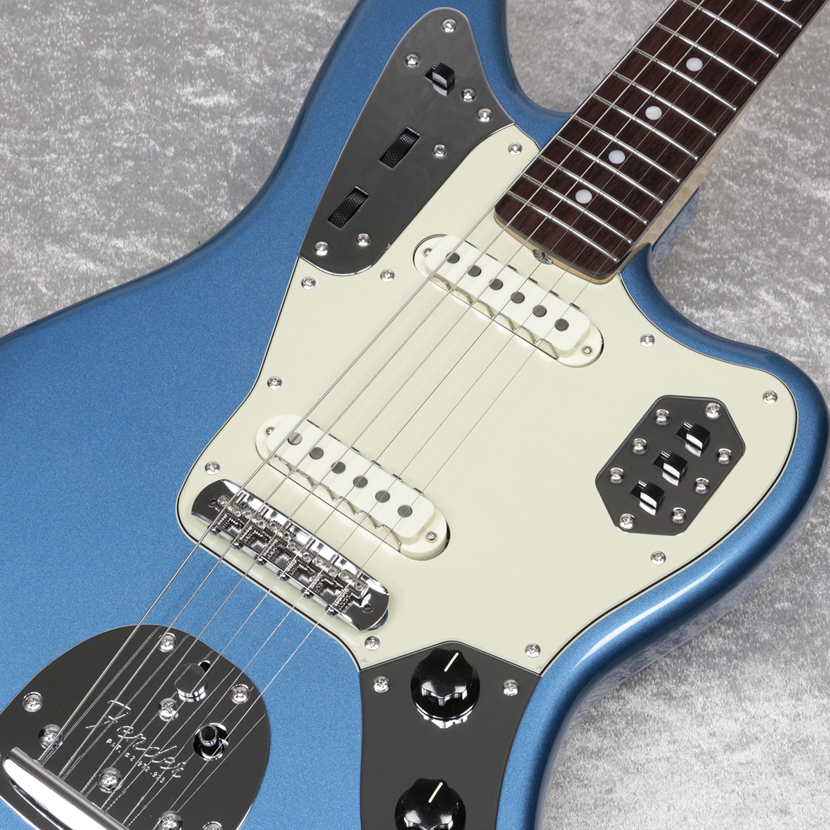 【新品】160cm×120cm Fender エレキギターラグ Fender Japan◇ST54-55/BLK/1989/丸ストリングガイド/MADE IN