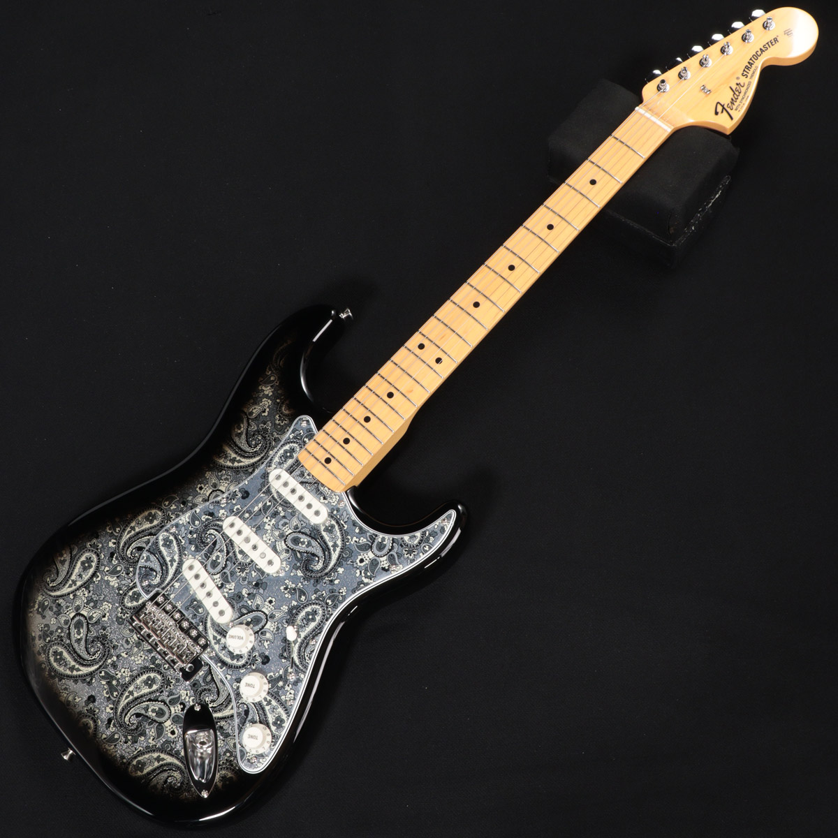 MIJ Stratocaster レフティ Fender / MIJ Limited Stratocaster Maple Black Paisley ≪S/N