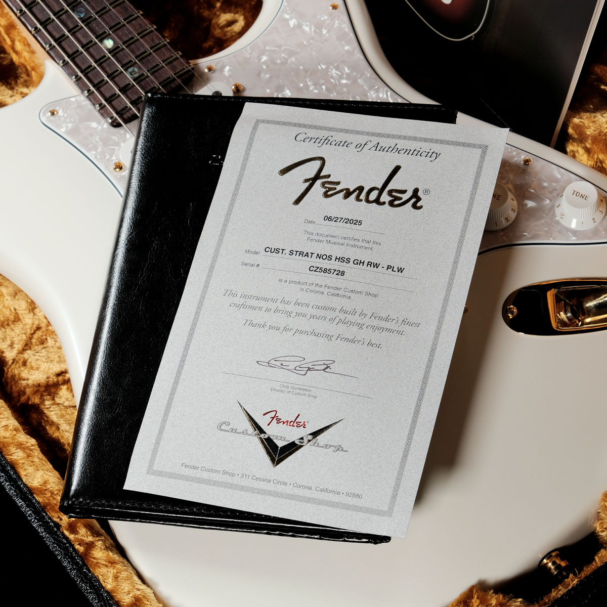 HSS仕様のストラト!! Fender Custom Shop / Custom Built Custom Stratocaster HSS