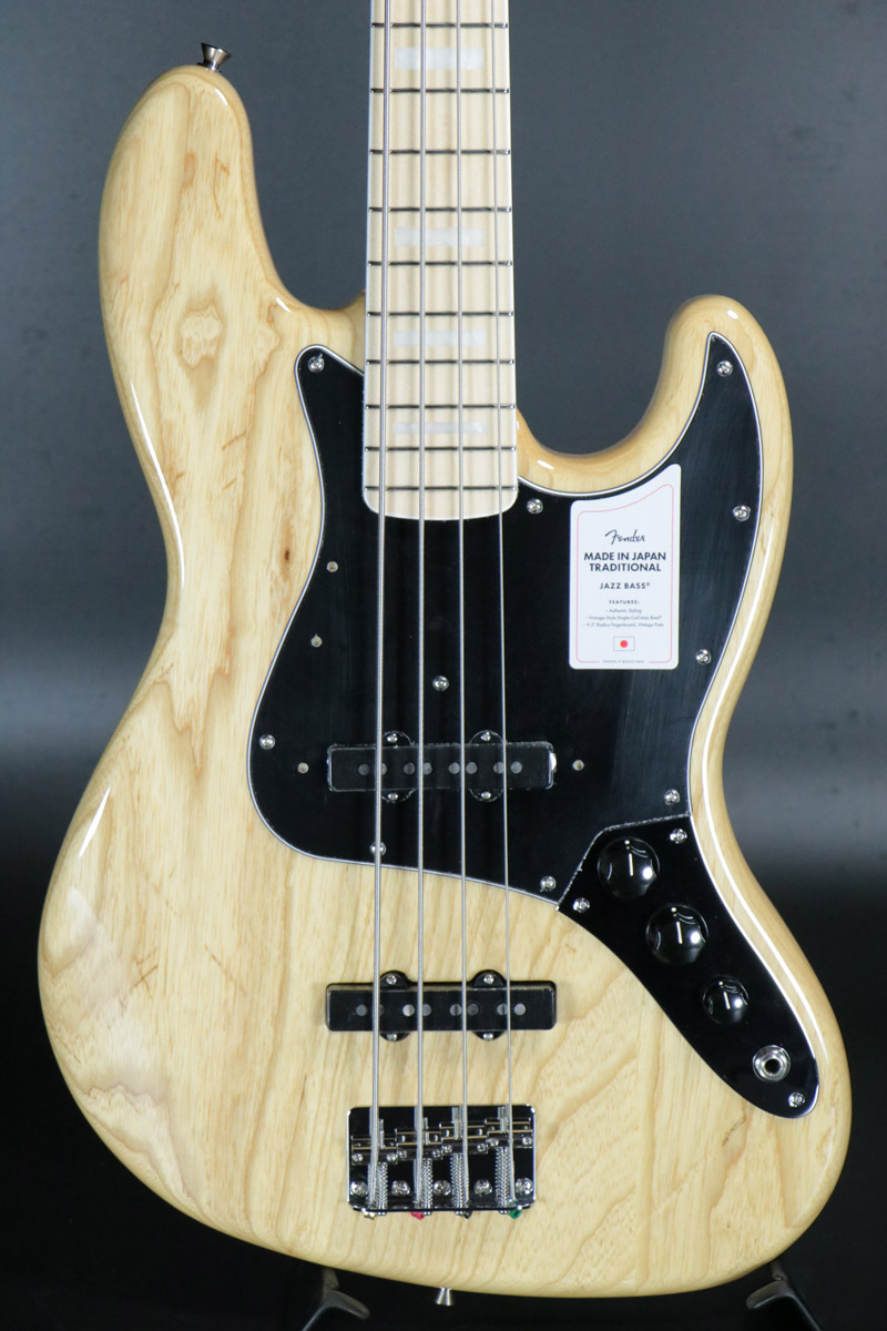ナチュラル　ジャズベース Fender / Made in Japan Traditional 70s Jazz Bass Maple