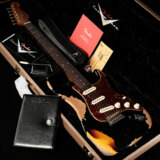Fender Custom Shop / Limited Edition 1961 Stratocaster Heavy Relic Aged Black over 3-Color Sunburst S/N CZ566964ۡڽëŹۡ05SALE