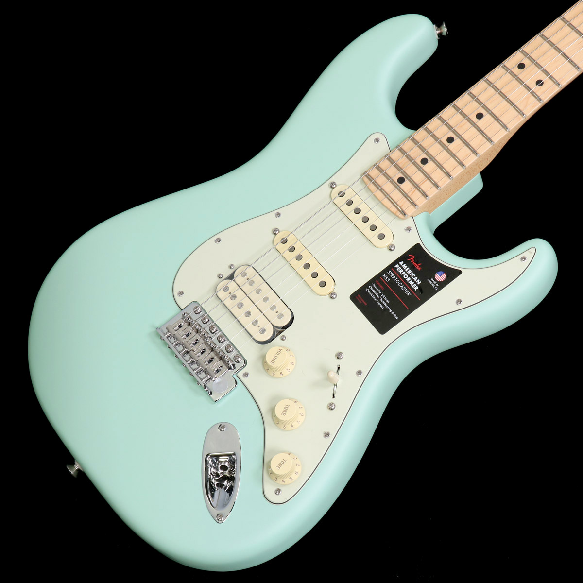 Fender USA / American Performer Stratocaster HSS Maple Satin