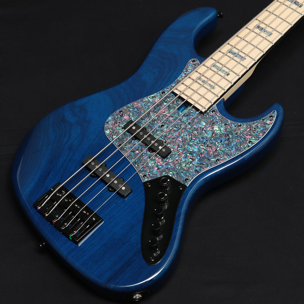沸騰ブラドン MOON GUITARS JB-5 ホワイトアッシュボディ - ベース 