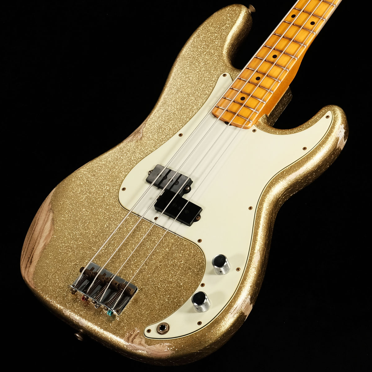 ベース J Fender Bass Heavy Relic Champagne Gold Custom Build J Signature Precision Bass Heavy Relic