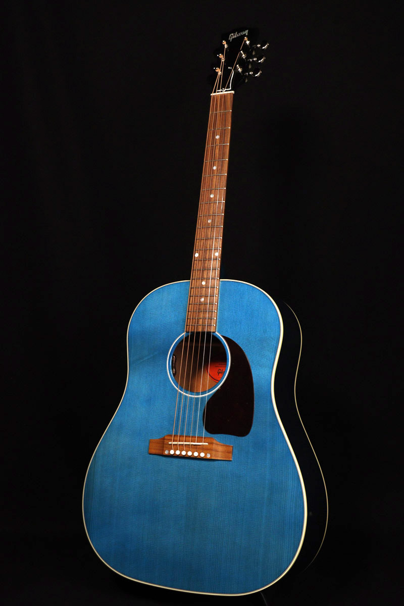 経年美品 スカイブルー J-45イメージギター 4wayバンドPA付エレアコ Gibson / ISHIBASHI Dealer Select J-45 Standard Bluebonnet