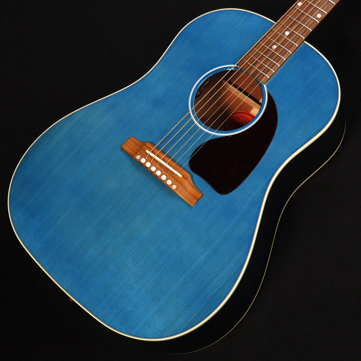 経年美品 スカイブルー J-45イメージギター 4wayバンドPA付エレアコ Gibson / ISHIBASHI Dealer Select J-45 Standard Bluebonnet