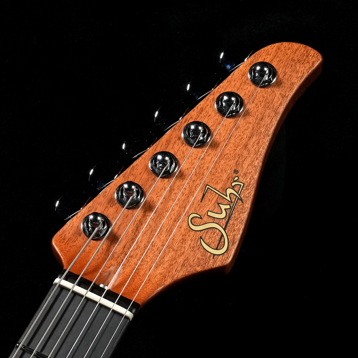 Suhr / Custom Standard Burl Maple Top Faded Trans Green