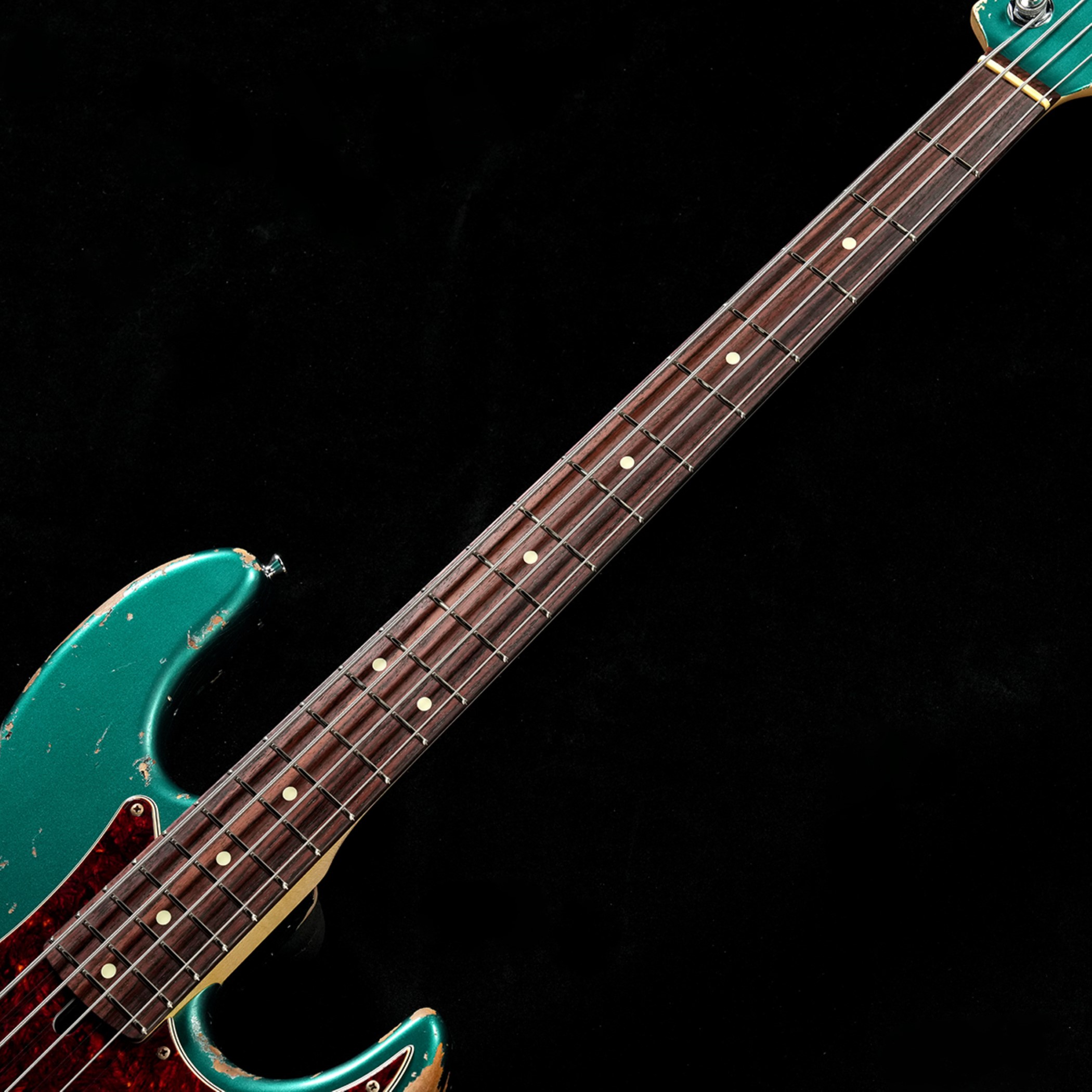 Xotic / XP-1T 4st Sherwood Green over 3Tone Burst Heavy Aged