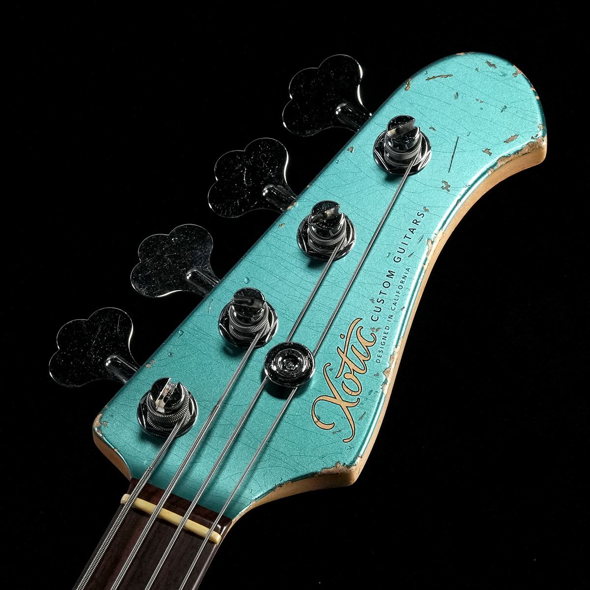 Xotic XJ-1T 4st Ocean Turquoise over 3Tone Burst MH Heavy