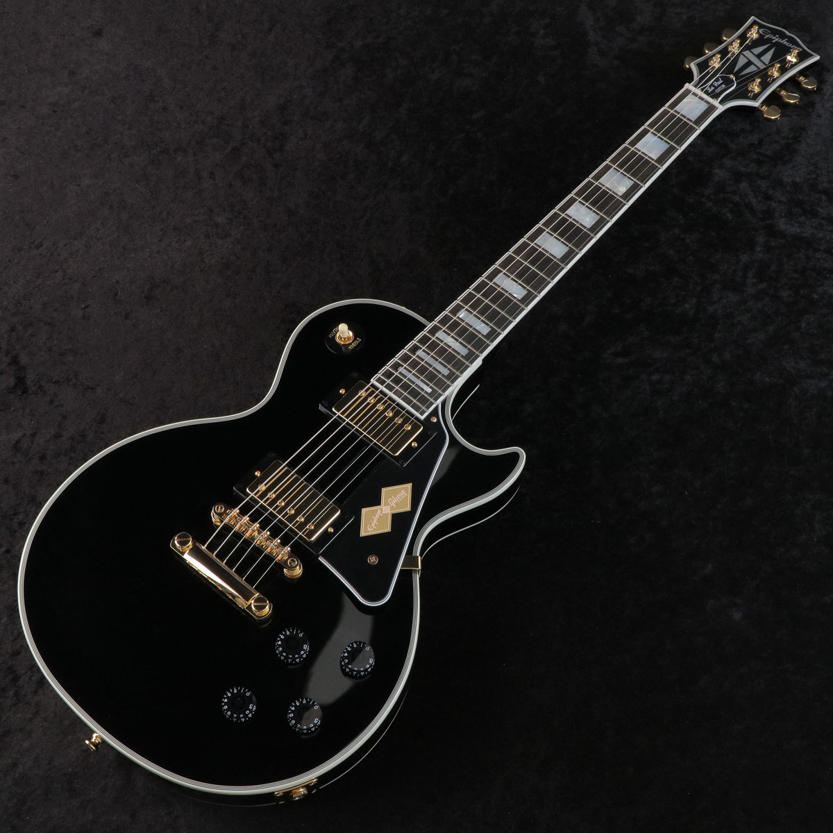 Epiphone inspired by Les Paul Custom 黒 Epiphone Les Paul Custom, Ebony – A Strings