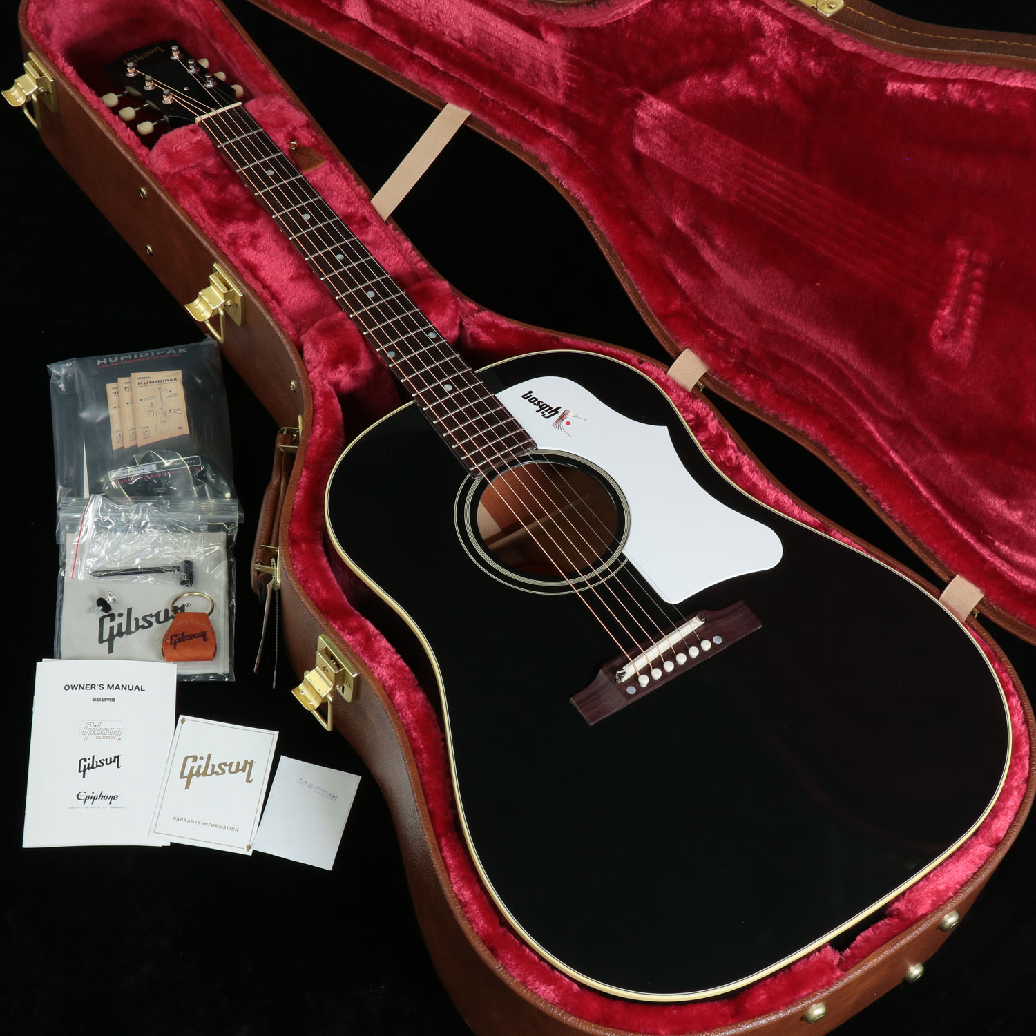 希少　美品EJ-45 EB アコースティックギター Gibson /《特典付き》 1960s J-45 Original Ebony [Original