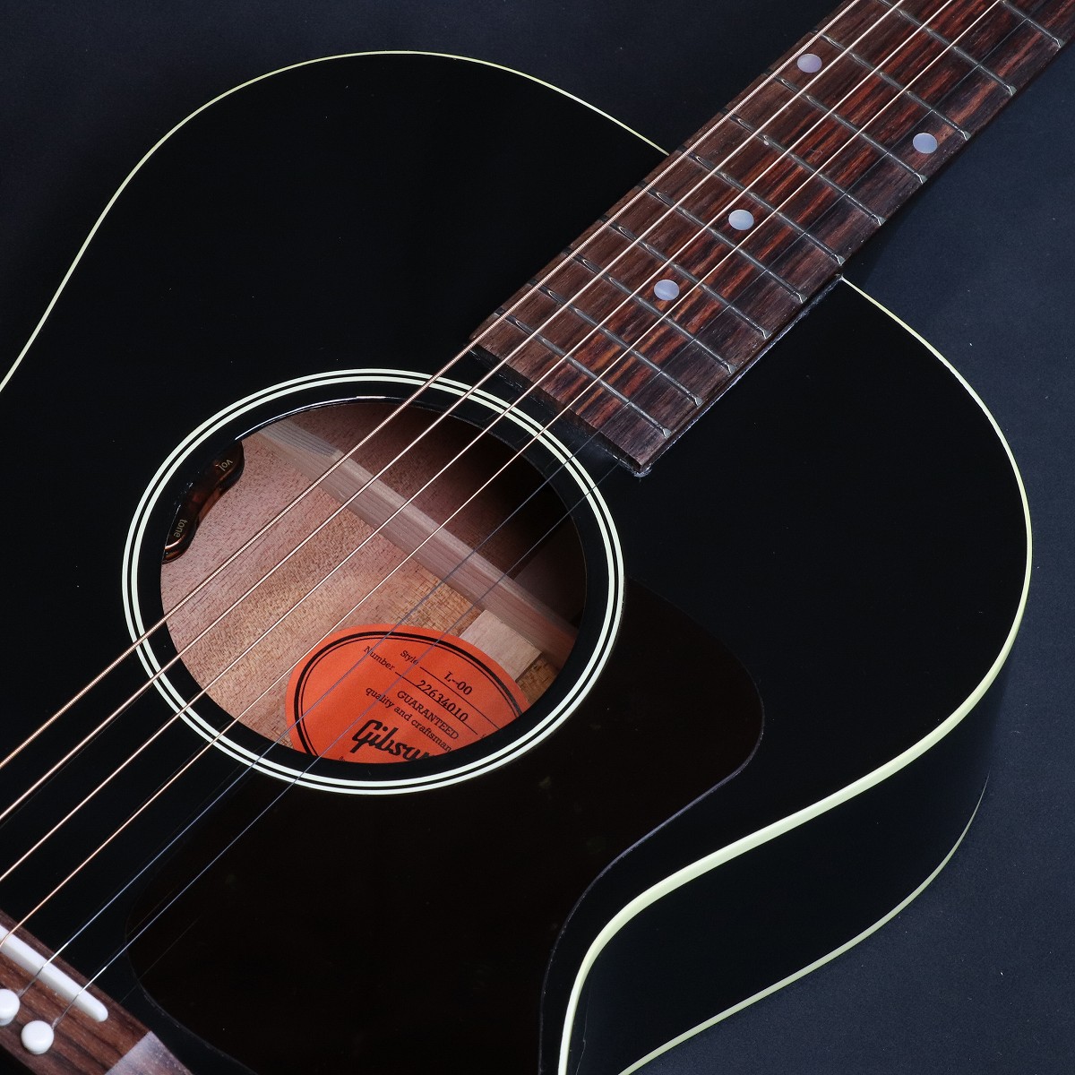 特典付き》Gibson / L-00 Original Ebony [実物画像/2024年製