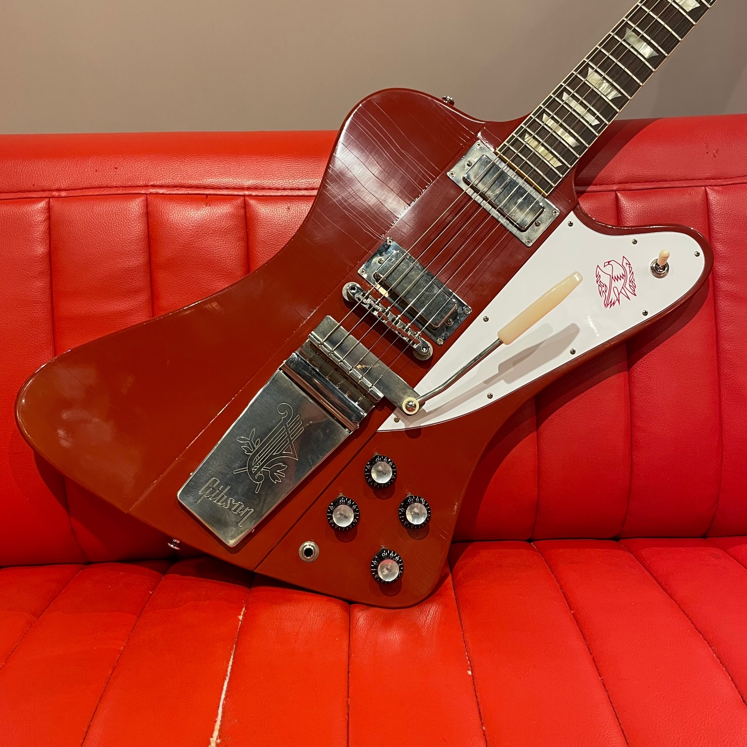 Gibson Custom Shop / Murphy Lab 1963 Firebird V w/Maestro Vibrola Ultra Light  Aged Ember Red【S/N 302983】 | イシバシ楽器