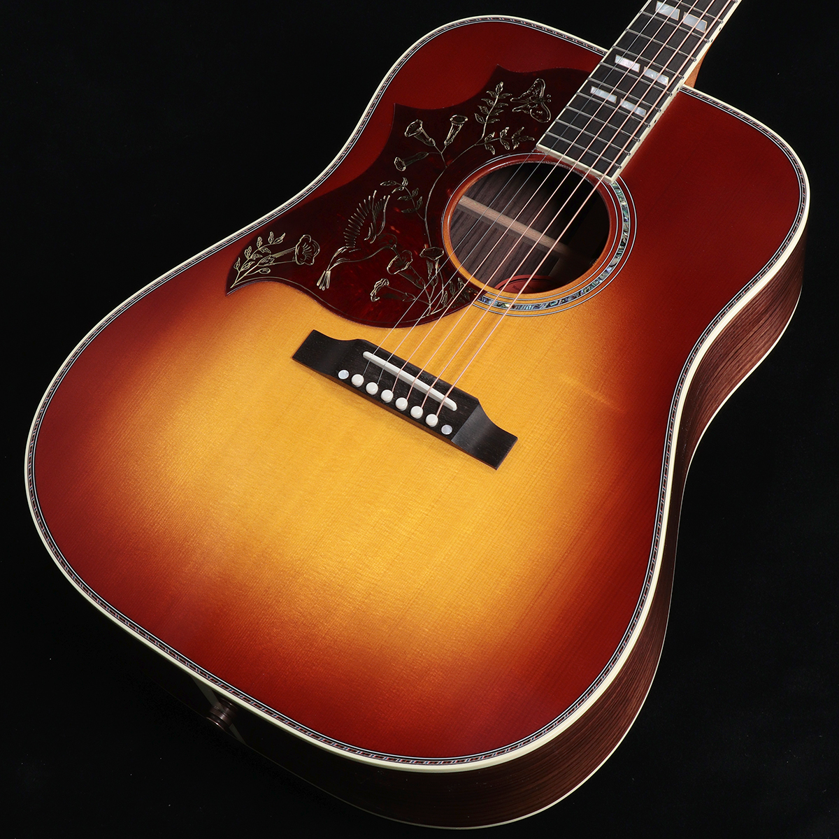 Gibson / Hummingbird Deluxe Rosewood Burst  Lefty(重量:2.37kg)【S/N:22143055】【渋谷店】