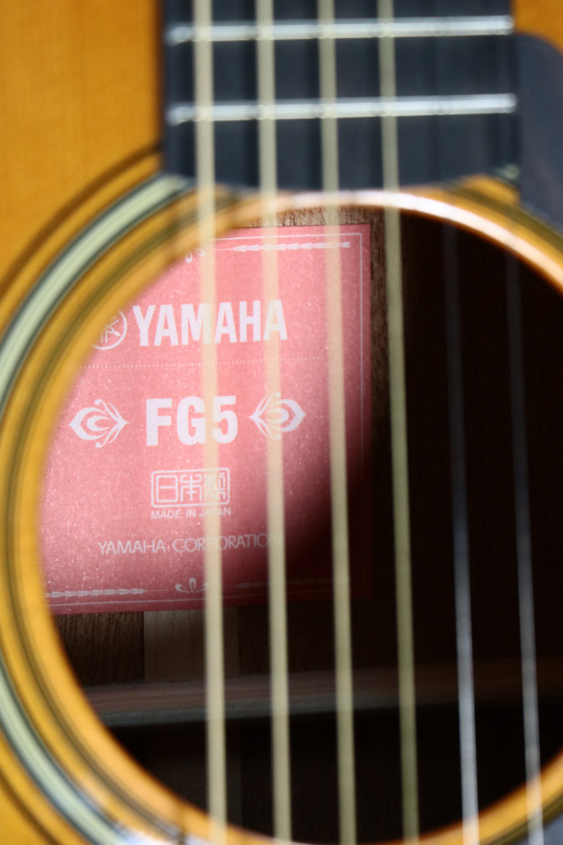 Yamaha FG5 日本製 オール単板 アコースティックギター YAMAHA 《※ 在庫あります。》 FG5 Gloss / VN Red Label Series