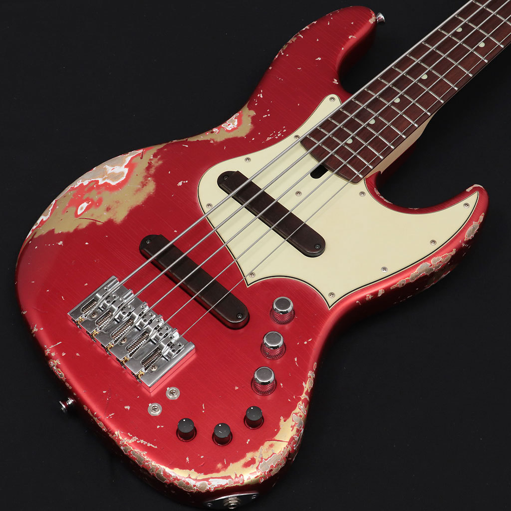 Xotic / XJ-1T 5st Candy Apple Red over Fiesta Red Heavy Aged Alder/R MH 2246 Xotic / XJ-1T 5st Candy Apple Red over Fiesta Red Heavy Aged Alder/R MH 2246