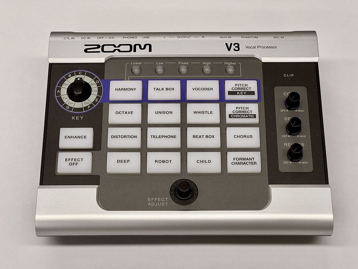 ZOOM V3 にあう ボーカルエフェクター