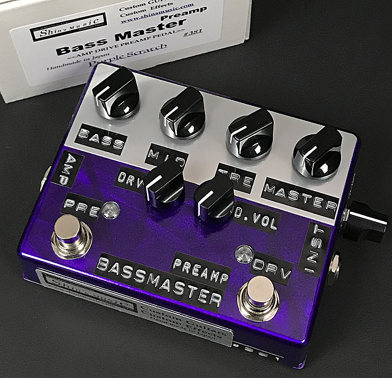Shin's Music / BASS MASTER PREAMP Purple Scratch #381