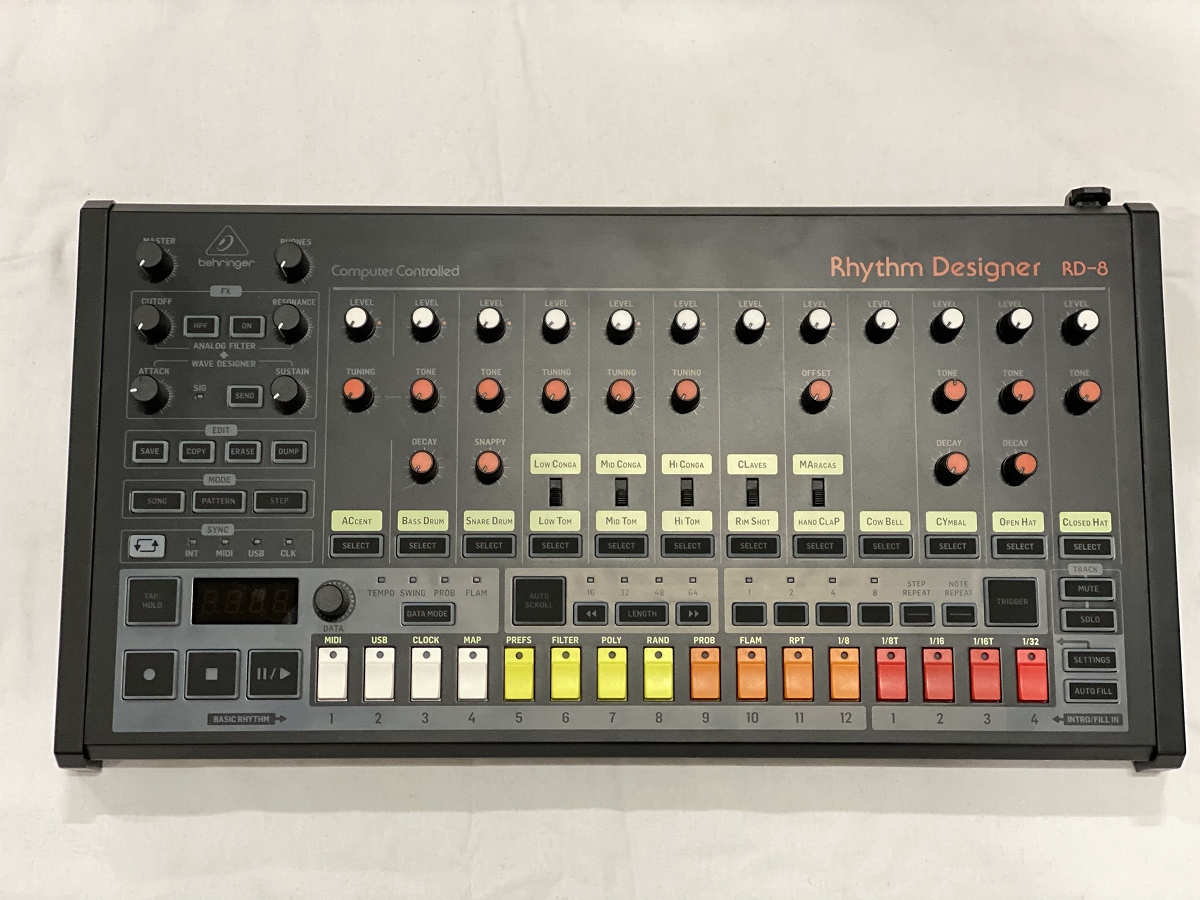 BEHRINGER ベリンガー / RHYTHM DESIGNER RD-8 アナログ・リズムマシーン【アウトレット特価！】 | イシバシ楽器