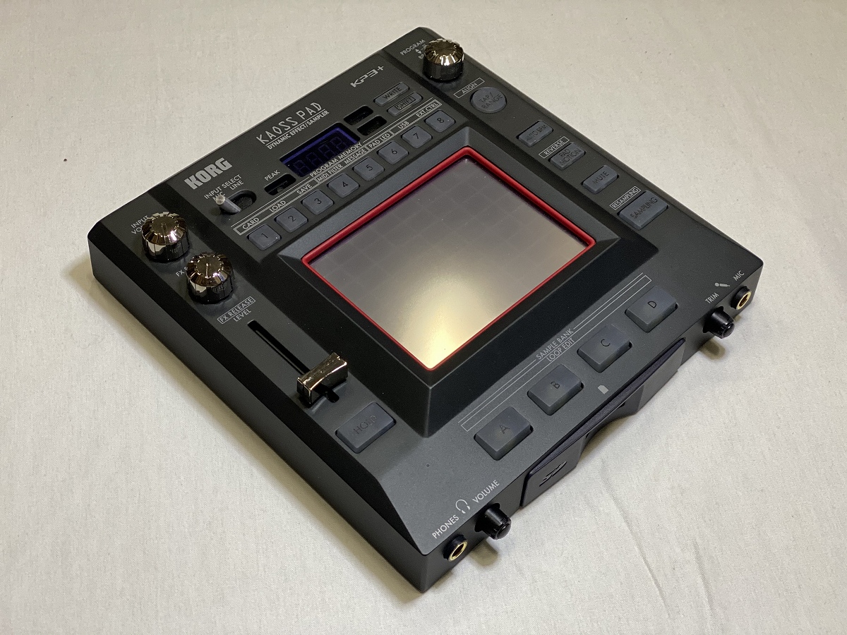 ジャンク品】KORG KAOSS PAD KP3 エフェクター（古い・汚れ・小