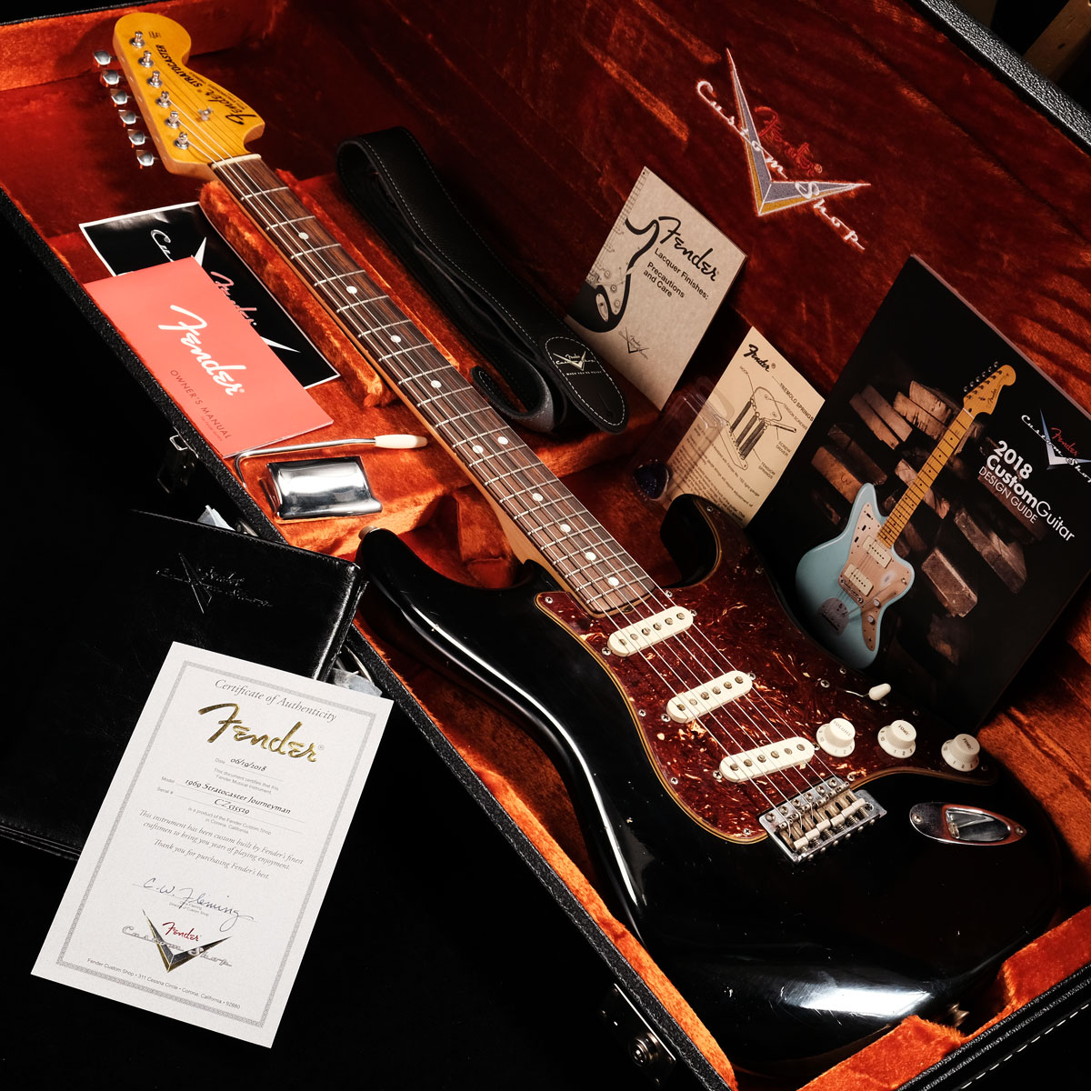 Fender Custom Shop / Custom Built 1969 Stratocaster Journeyman  Relic“Abigail Ybarra P.U”Black【S/N CZ535529】【値下げ】【2/4値下げ】【渋谷店】
