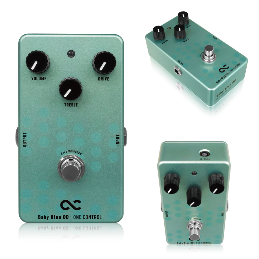 （美品）ONE CONTROL Baby Blue OD オーバードライブ 9/8までエフェクターポーチ付属】One Control Baby Blue OD
