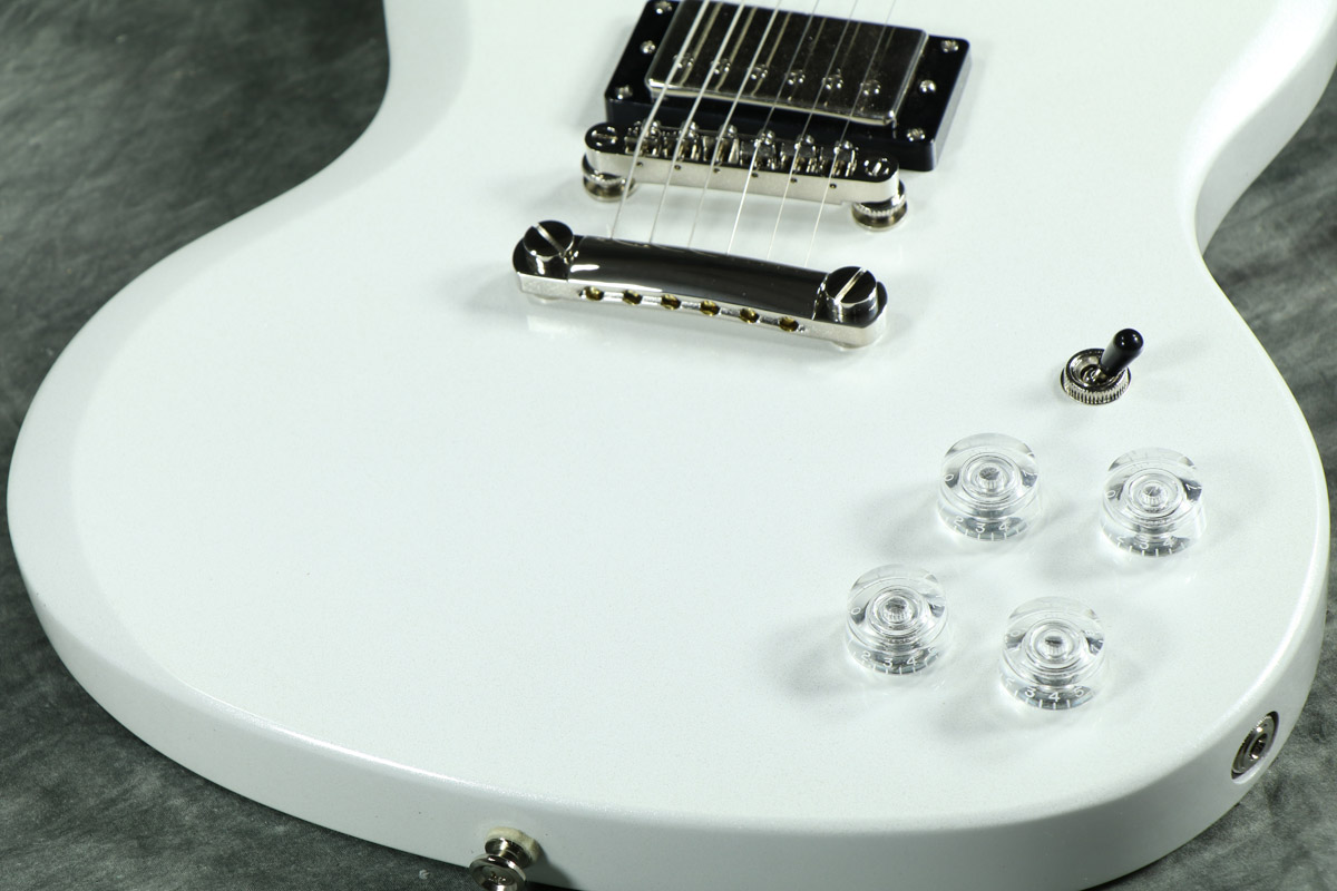 美品Epiphone エピフォン SG 白 Inspired by Gibson Epiphone / Inspired by Gibson SG Muse Pearl White Metallic