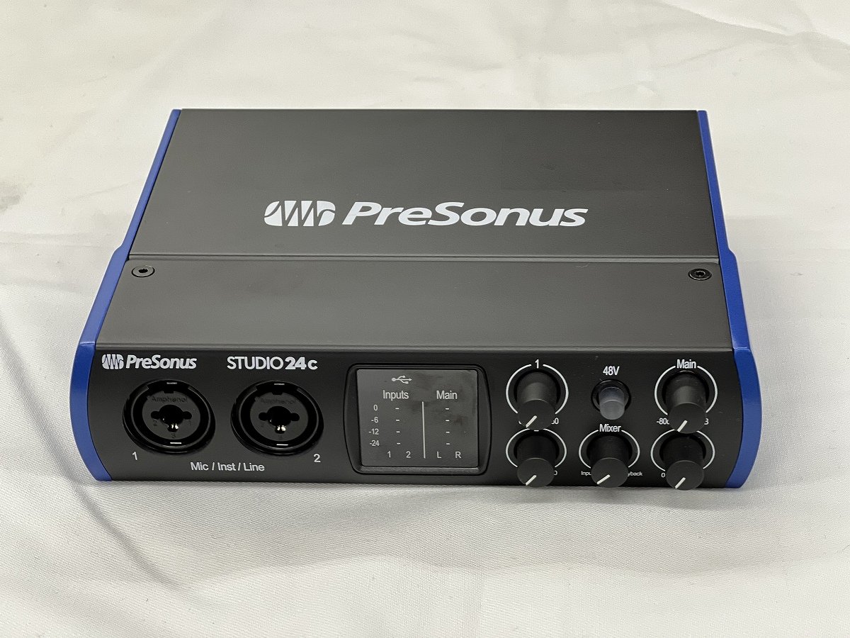 PreSonus プレソナス / Studio 24c USB Type-C オーディオ/MIDIインターフェース【デモ使用特価】