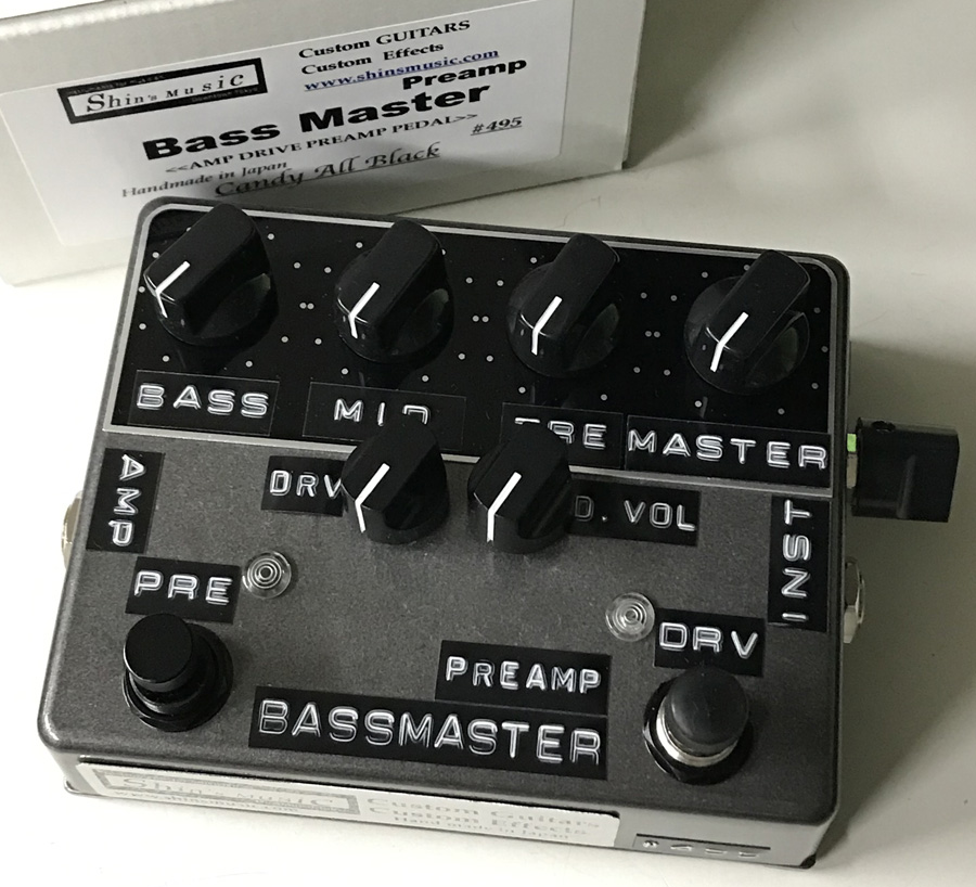 Shin’s Music / BASS MASTER PREAMP Candy All Black