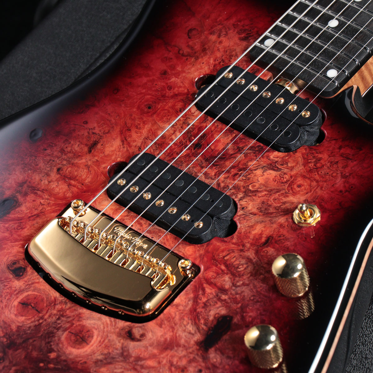 Music Man / Jason Richardson 7-string Cutlass Rorschach Red