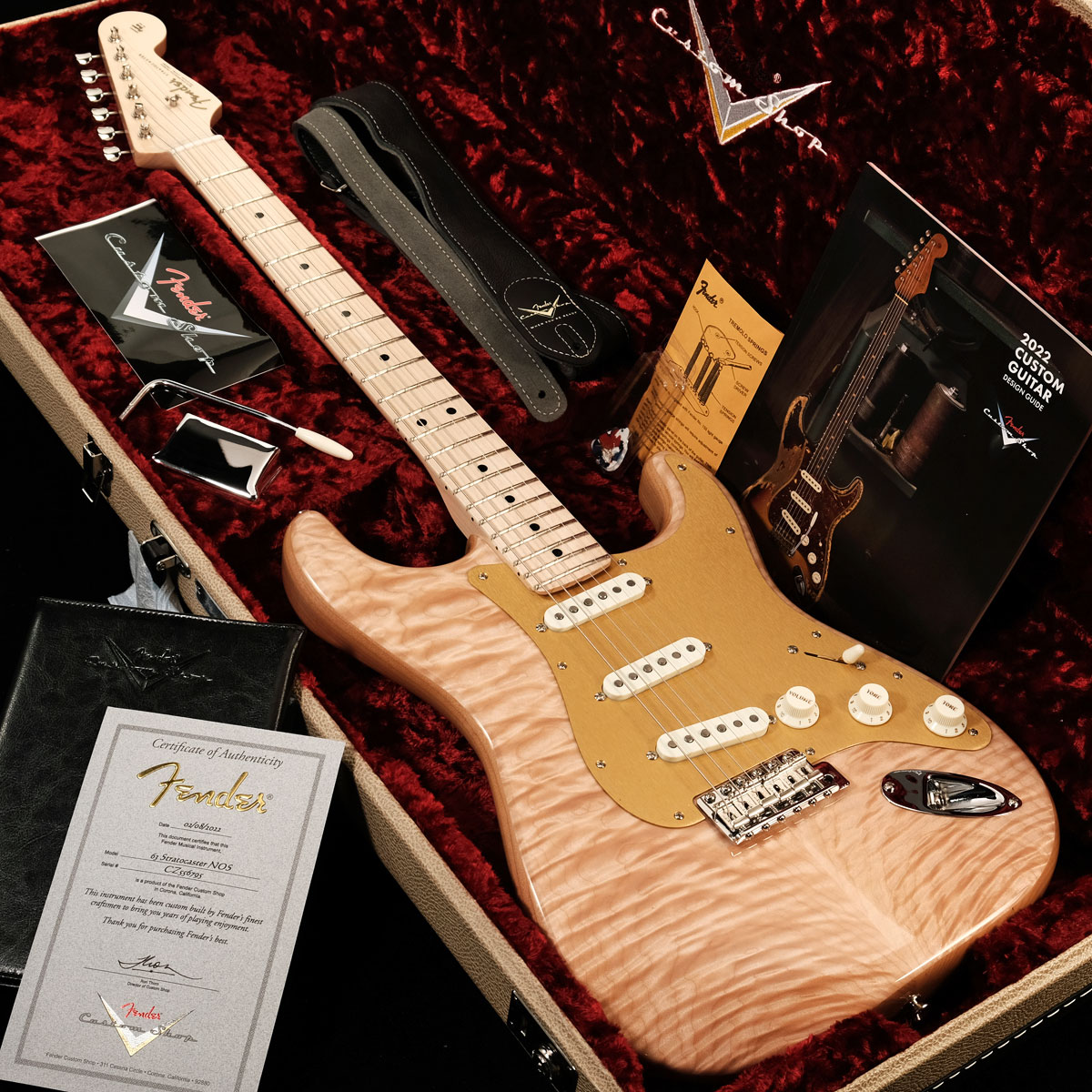 Fender Custom Shop / Custom Built 1963 Stratocaster NOS 2A Quilt