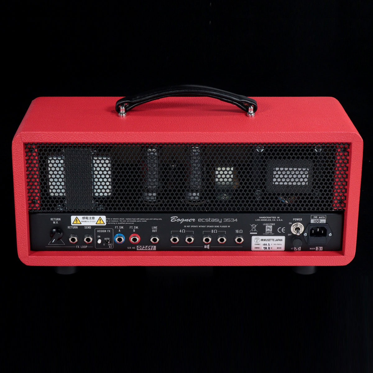 Bogner / ECSTASY 3534 3CH Coustom Color Red Tolex / Black