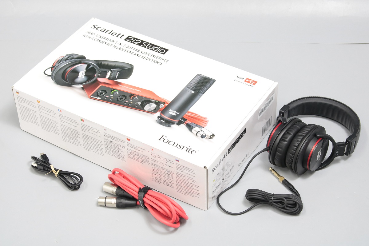 FocusriteフォーカスライトScarlett 2i2 Studio G3 Scarlett 2i2 G3 / オーディオインターフェイス【国内正規品