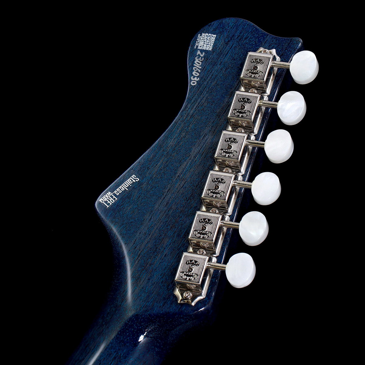FREEDOM / ST Pepper SSH Flame Maple Top 瑠璃 Ruri Trans Blue