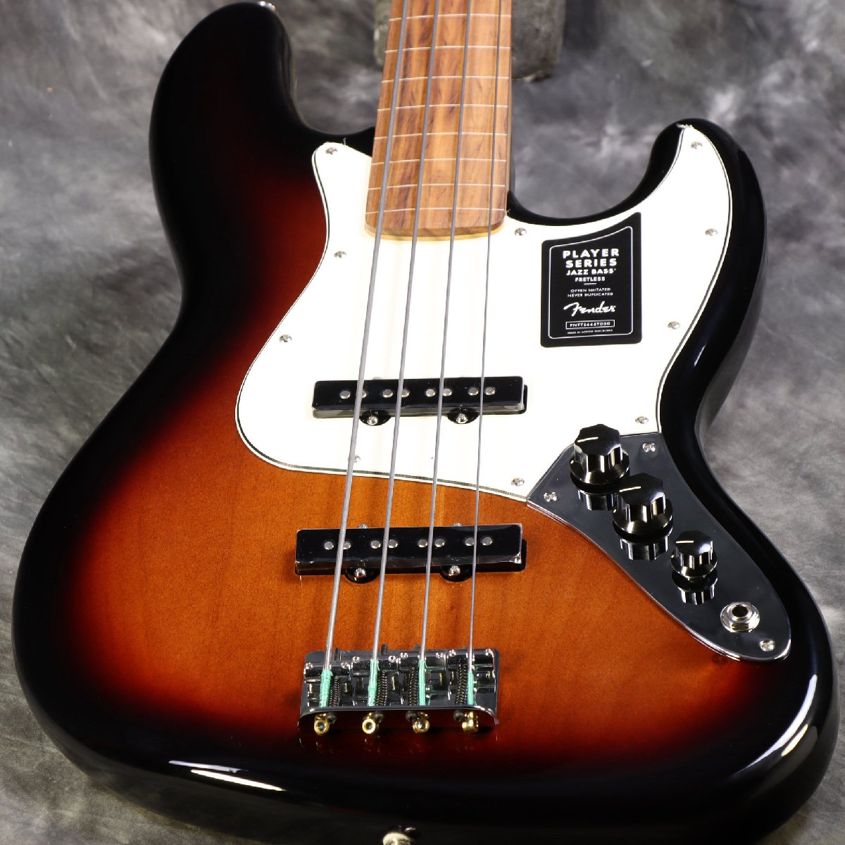 Fender / Player Series Jazz Bass Fretless 3-Color Sunburst Pau