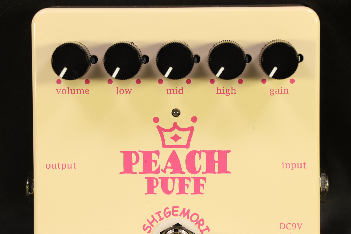 美品 SHIGEMORI STONE FUZZ PEACH PUFF Shigemori / PEACH PUFF ファズ シゲモリ | イシバシ楽器