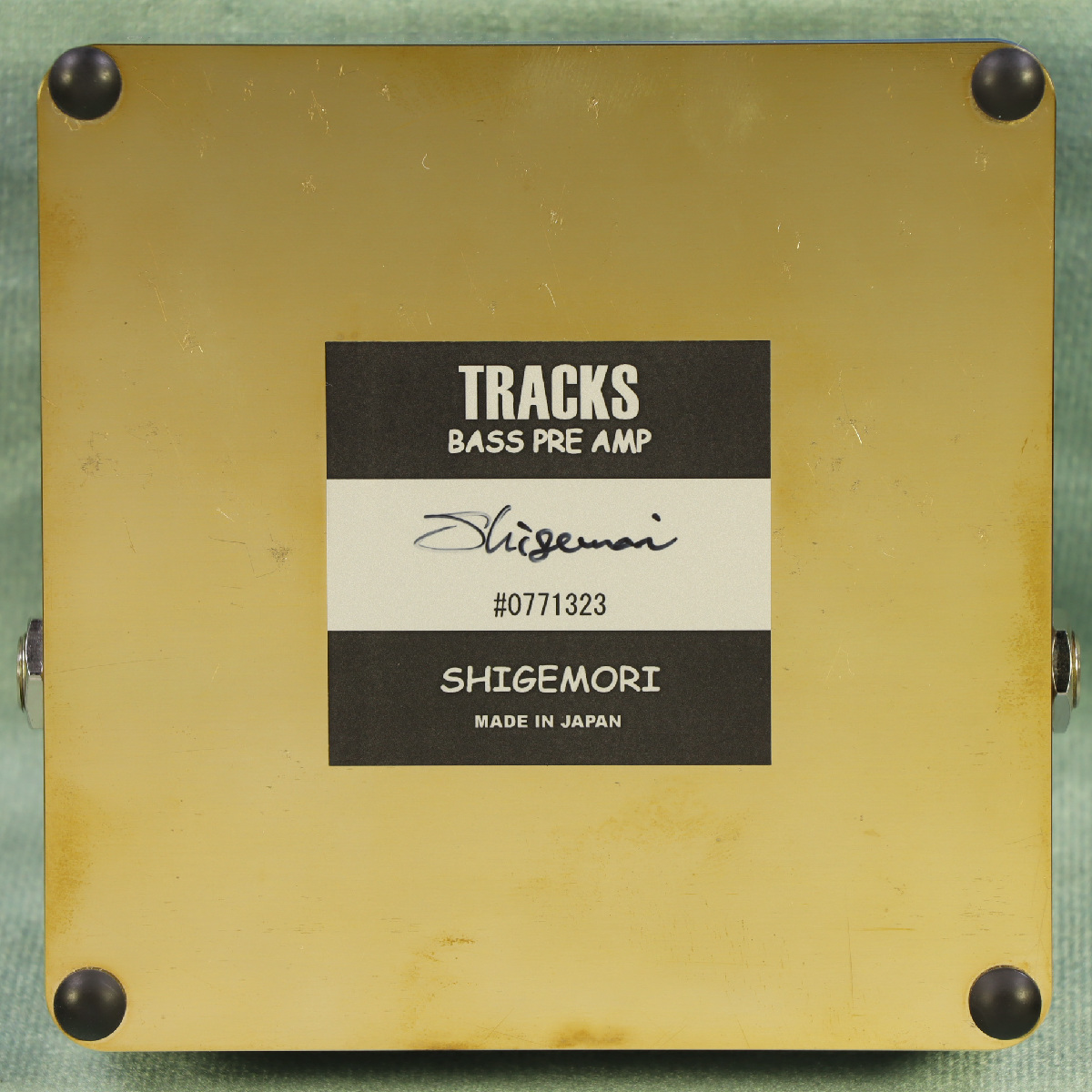 Shigemori / TRACKS Brass シゲモリ ベースプリアンプ