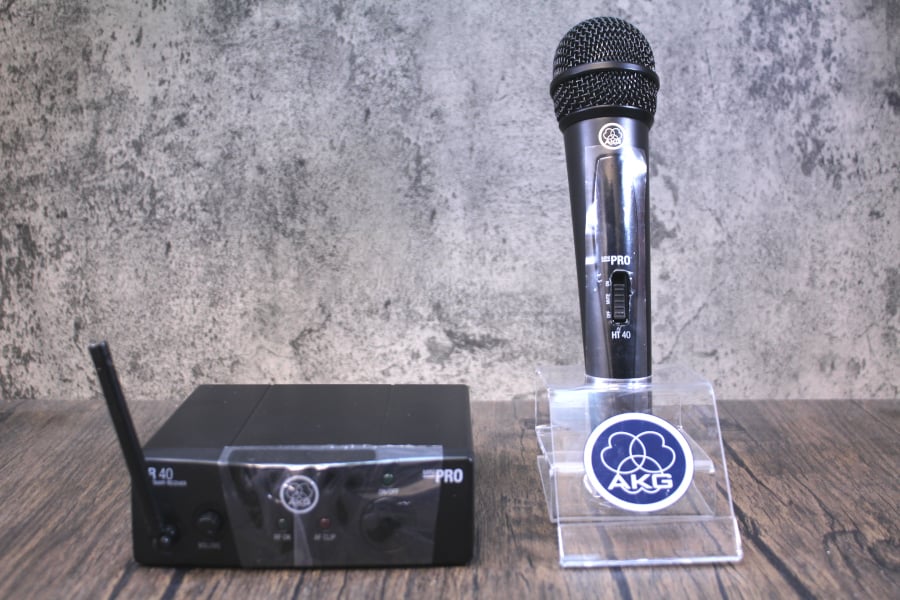 AKG ワイヤレスWMS40 PRO MINI 　HT 40 マイク付き