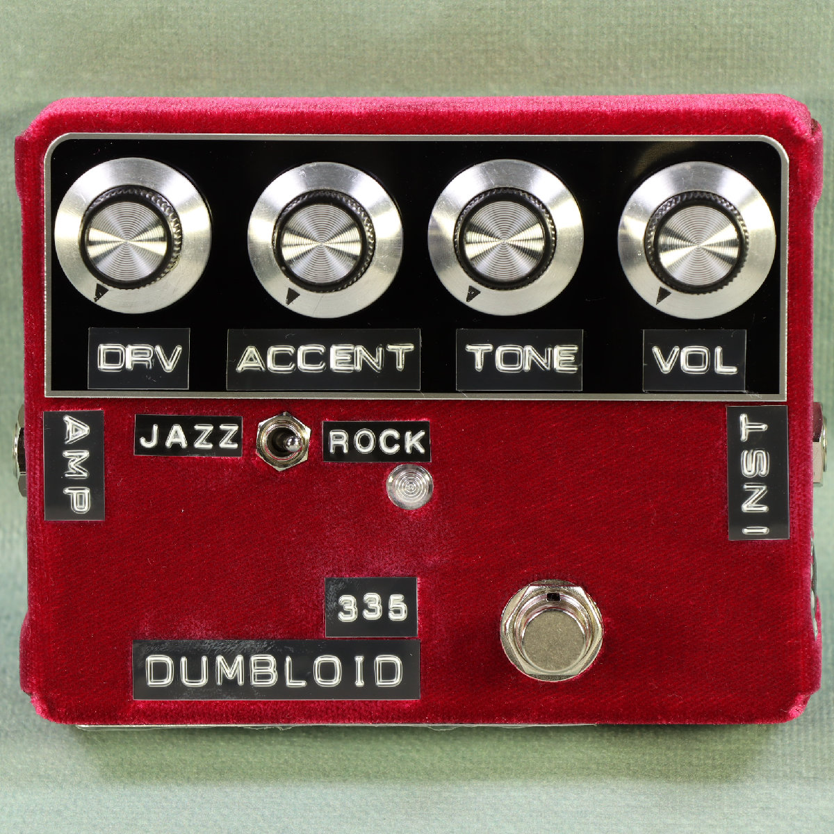Shins Music / Dumbloid 335 Special Cherry Velvet Black Panel with JAZZ/ROCK SW シンズミュージック オーバードライブ