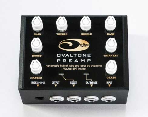 OVALTONE PREAMP ovaltone本体箱Nutube6P1説明書