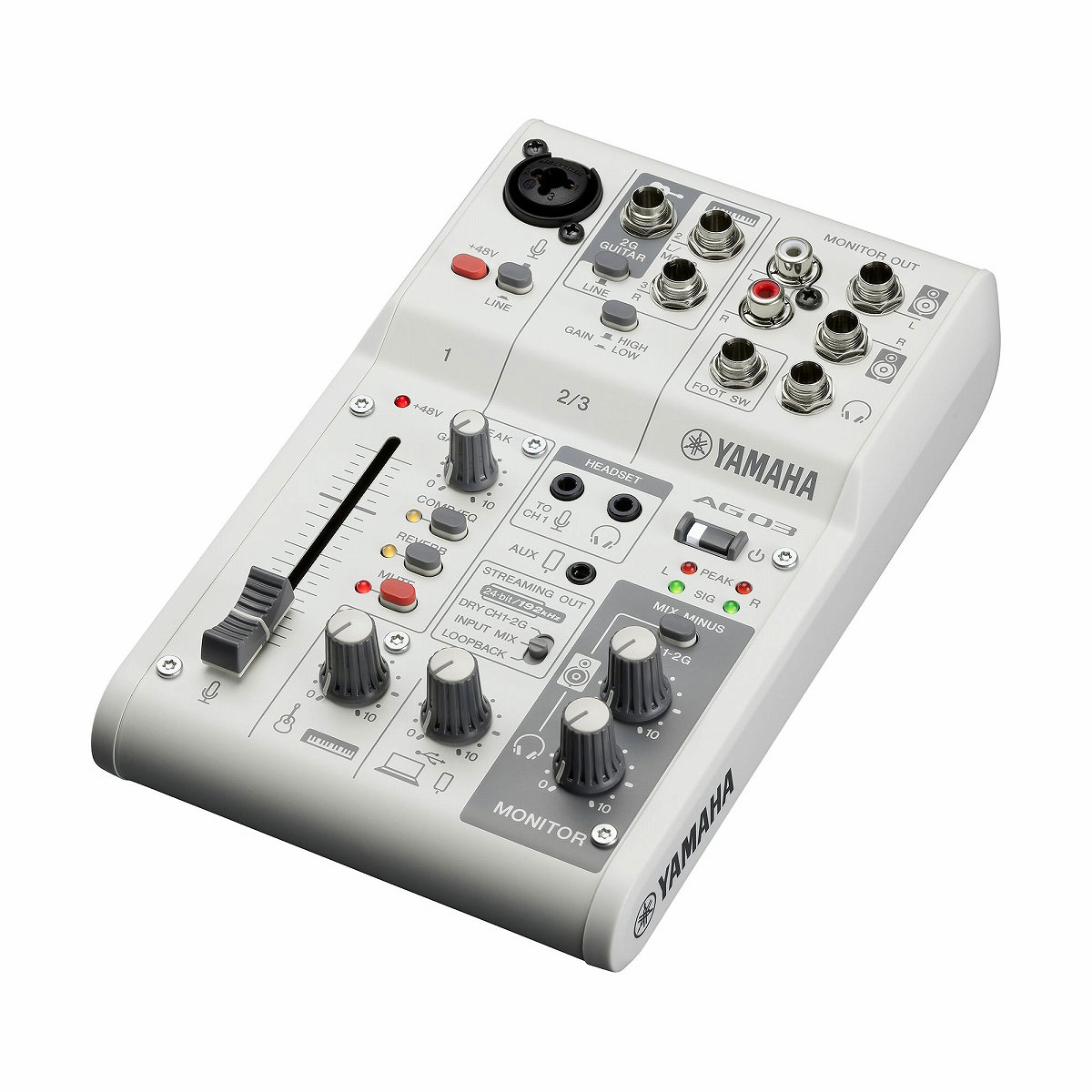 YAMAHA AG03MK2 BLACK PCユーザー向け 配信 DTMセット YAMAHA / AG03MK2 BLACK PCユーザー向け 配信/DTMセット