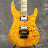 Charvel / Pro-Mod DK24 HH FR M Mahogany with Quilt Maple Maple Fingerboard Dark Amber3.44kg[S/N MC23001020]