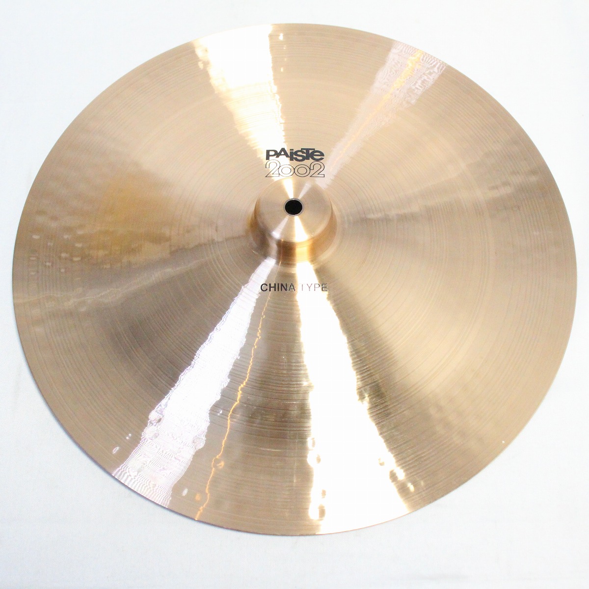 PAISTE / 2002/B 18インチ CHINA TYPE 限定復刻ブラックロゴ チャイナ ...