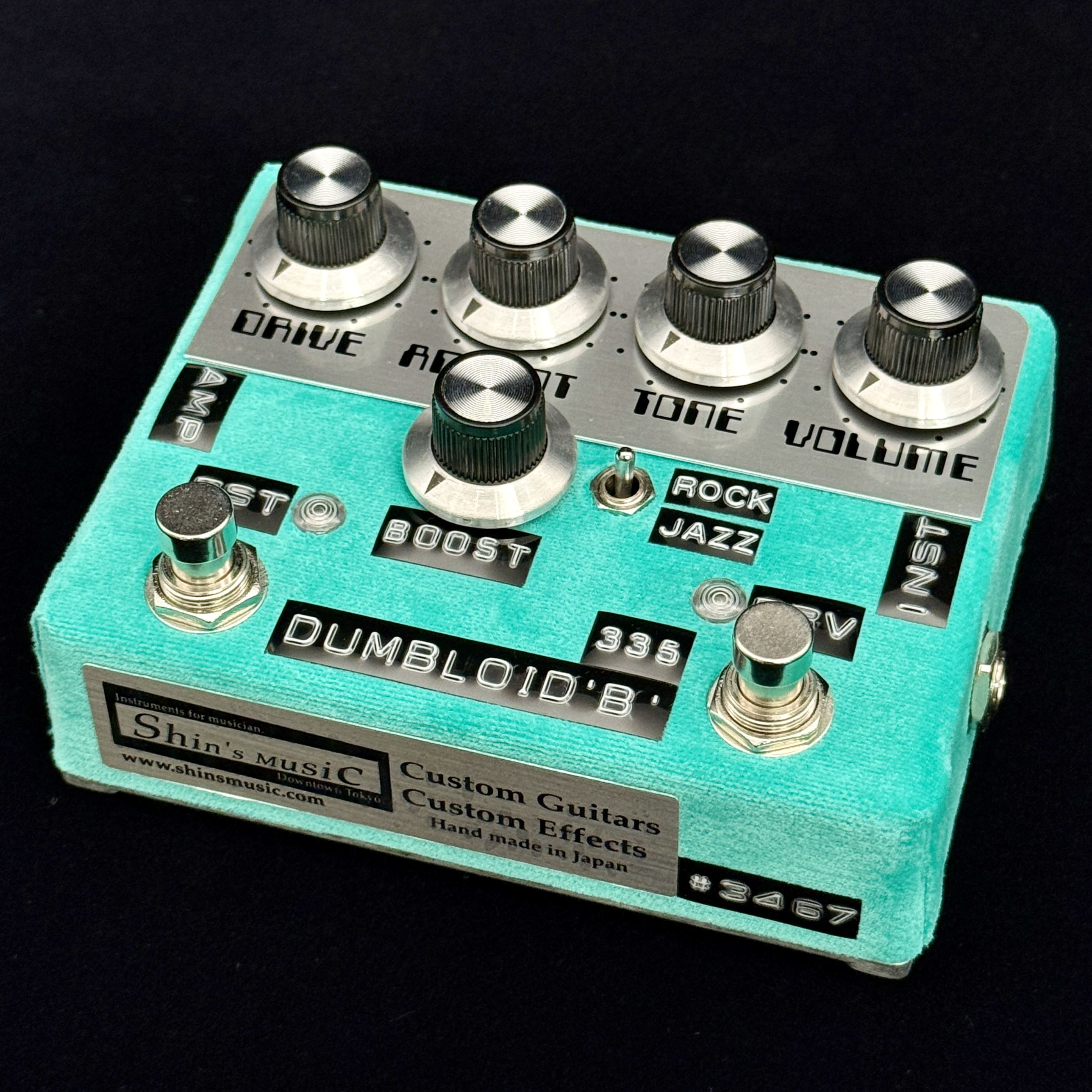 Shins Music / Dumbloid B BOOST 335 Special Mint Green Velvet