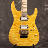 Charvel / Pro-Mod DK24 HH FR M Mahogany with Quilt Maple Maple Fingerboard Dark Amber3.42kg[S/N MC21004324]