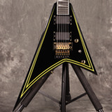 WEBSHOPꥢ󥹥Jackson / MJ Series Rhoads RR24MG Ebony Fingerboard Black with Yellow Pinstripes [] 3.46kg[S/N JFJ2203209]