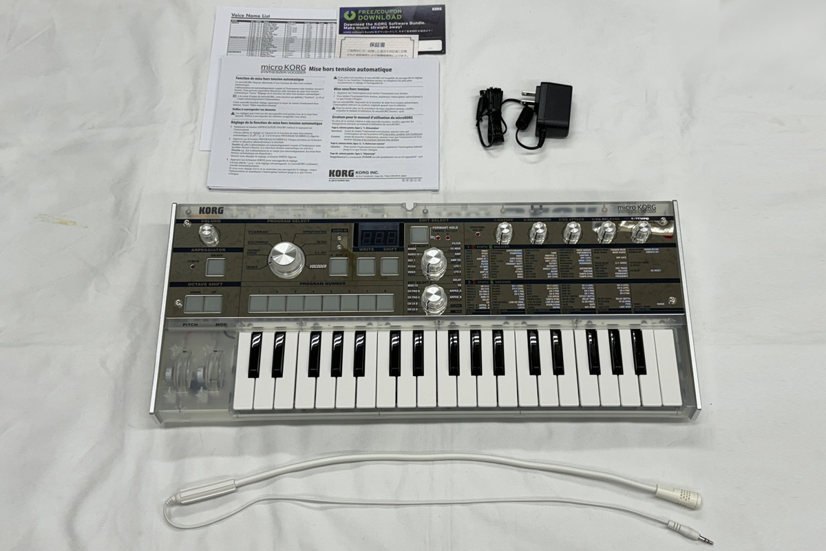 KORG コルグ / microKORG Crystal SYNTHESIZER/VOCODER 20周年